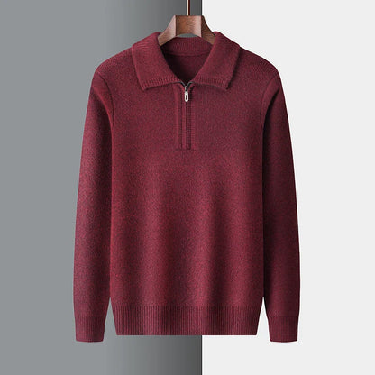 Charlie - cashmere sweater with zipper closure