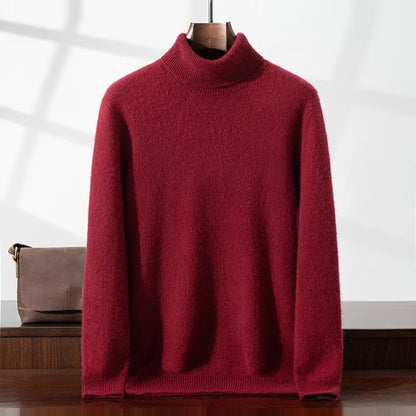 Elegant cashmere turtleneck sweater