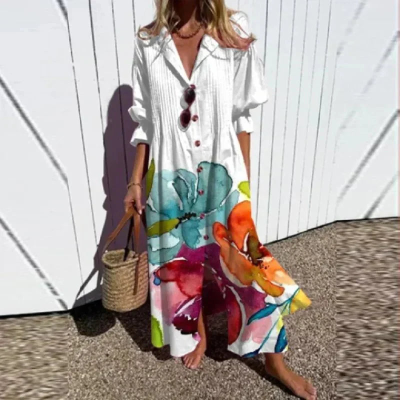 Soleil™ | Breezy Boho Maxi Dress