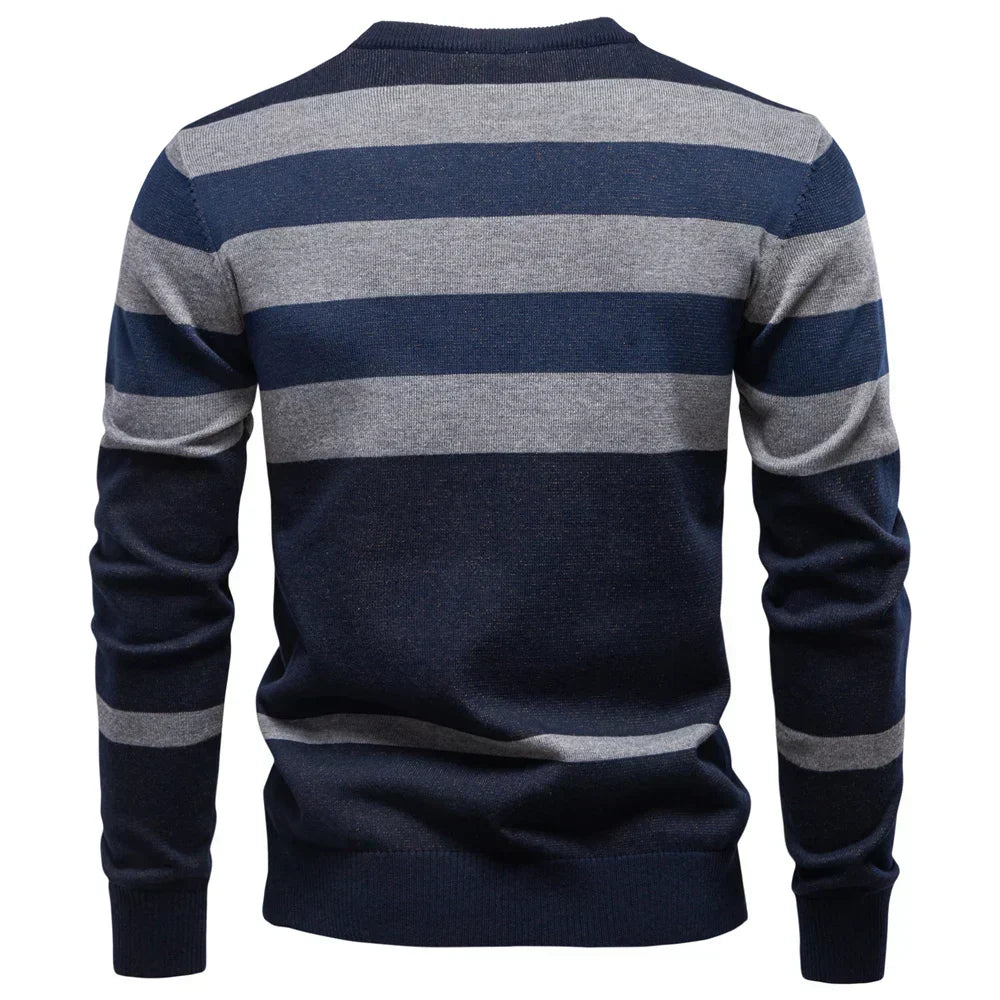 Kurt | Knitted sweater for men with diamond pattern