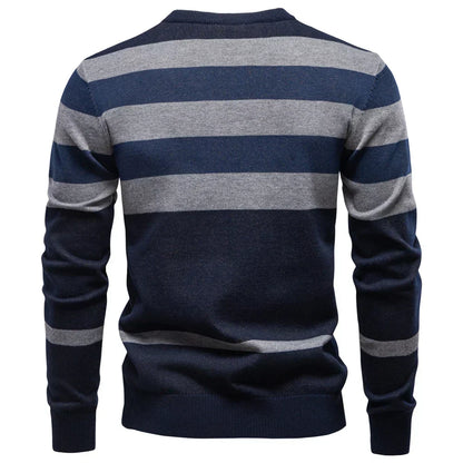 Kurt | Knitted sweater for men with diamond pattern