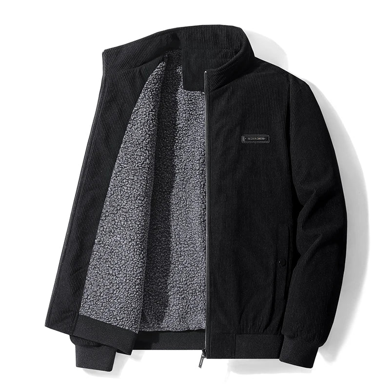 Udo | Corduroy jacket with fleece lining