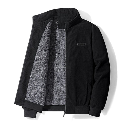 Udo | Corduroy jacket with fleece lining