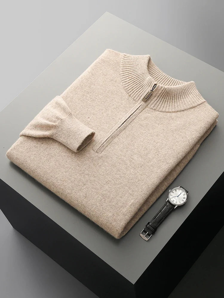 Florence - cashmere sweater with zipper closure