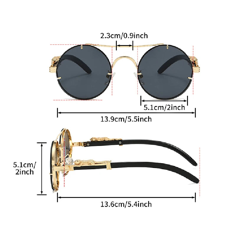 KAMMPT - Vintage Round Sunglasses