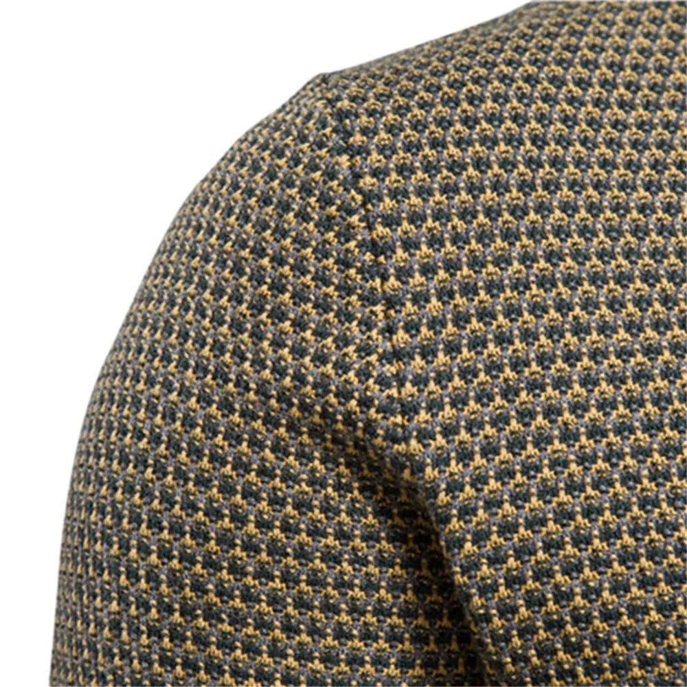 Steven | Men's sweater with diamond pattern
