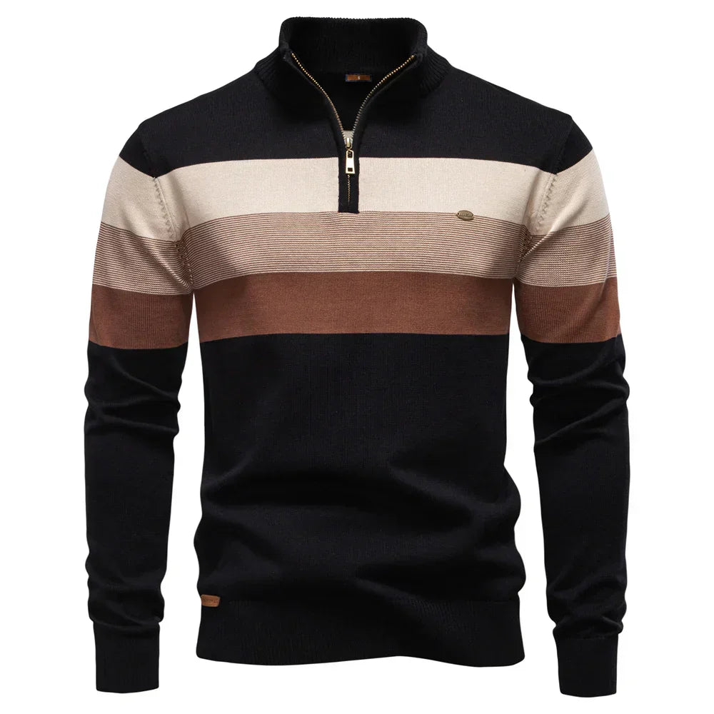 Nicholas | Stylish pullover with stand-up collar