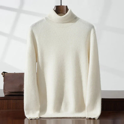 Elegant cashmere turtleneck sweater