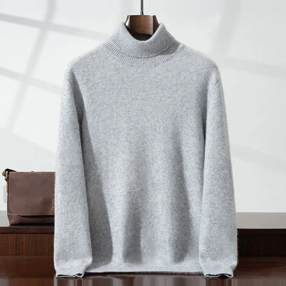 Elegant cashmere turtleneck sweater