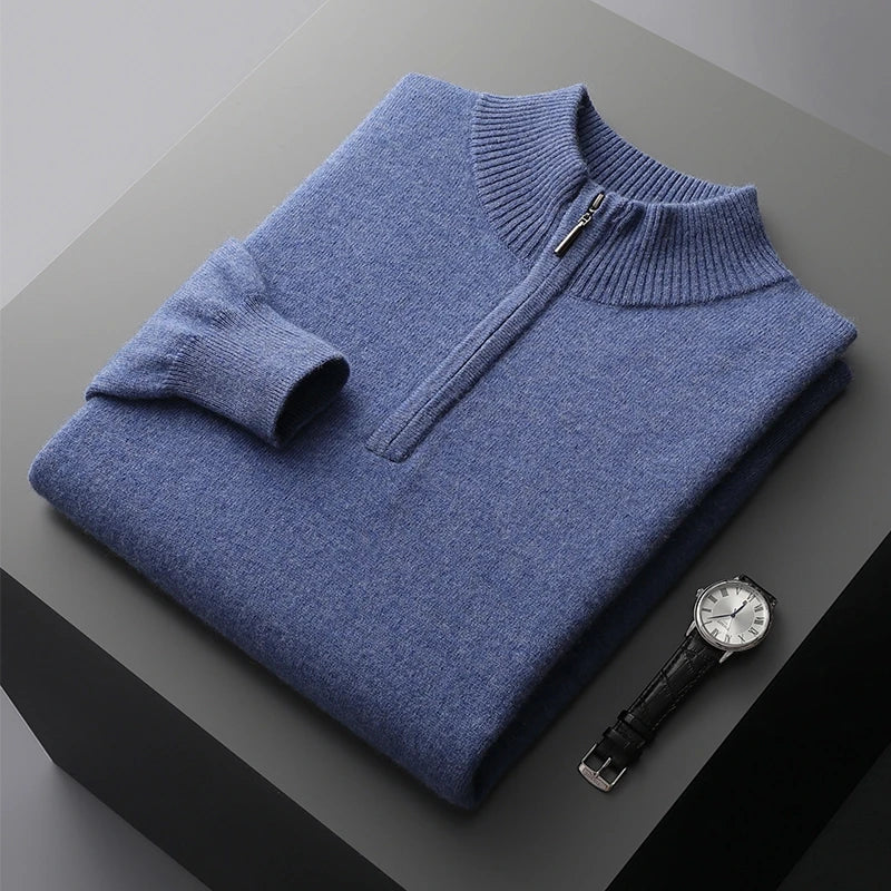 Florence - cashmere sweater with zipper closure