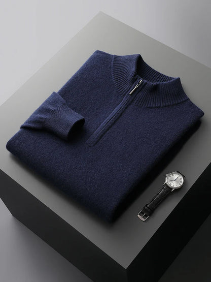 Florence - cashmere sweater with zipper closure