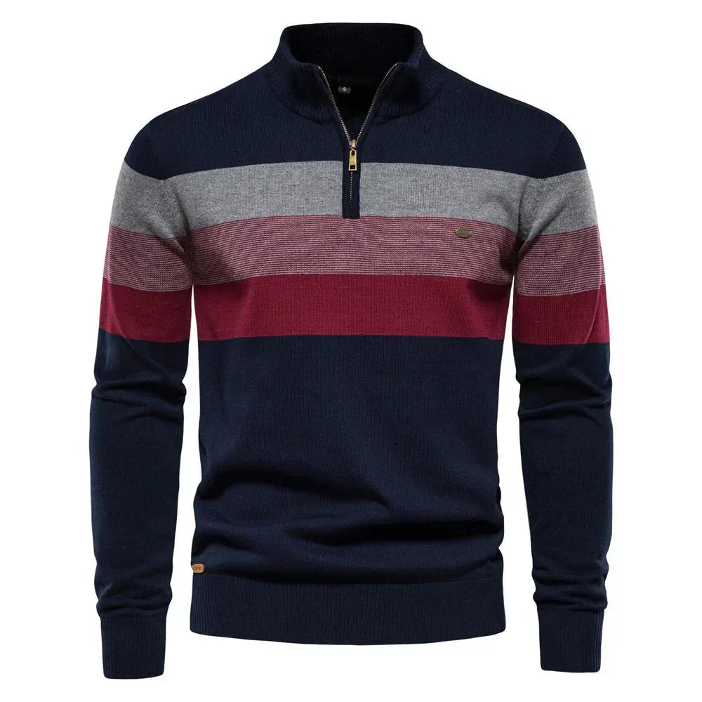 Nicholas | Stylish pullover with stand-up collar