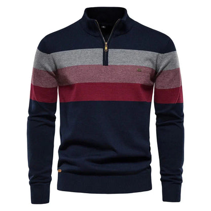 Nicholas | Stylish pullover with stand-up collar