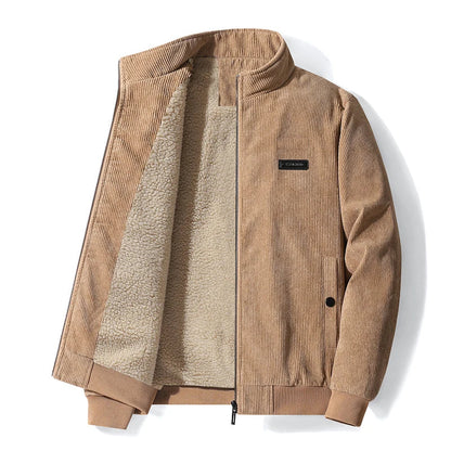 Udo | Corduroy jacket with fleece lining