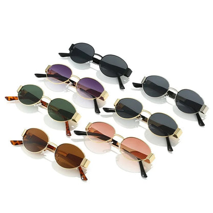 Celine - Black/Black Oval Frame Fashionable Sunglasses