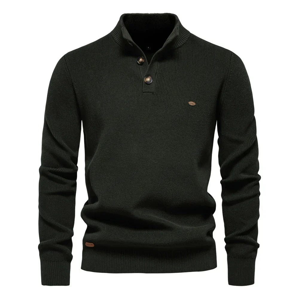 Conrad | Stylish men's sweater with button design