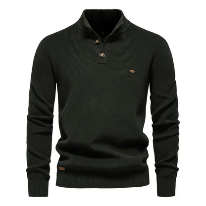 Conrad | Stylish men's sweater with button design