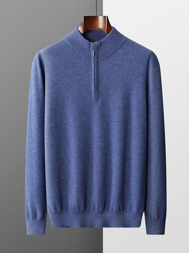 Florence - cashmere sweater with zipper closure