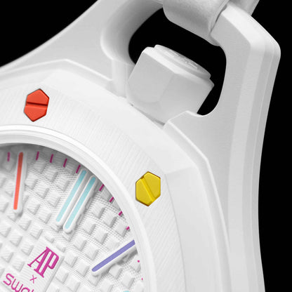 Swatch x Audemars Piguet Bioceramic Royal Pop Huit Blanc – Clean Luxury Pop Edition