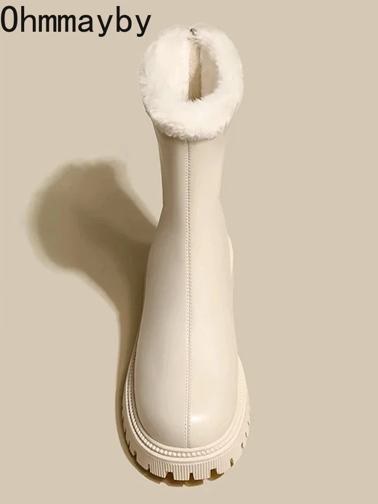 Blair Womens Faux Fur Lined Winter Ankle Boots