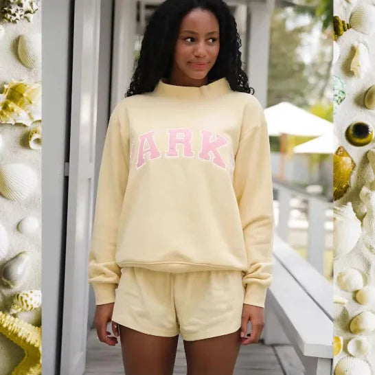 Women's Printed Sweater, Relaxed Fit | Subtle Contemporary Print, Everyday Layer | 8 Colorways | S–3XL