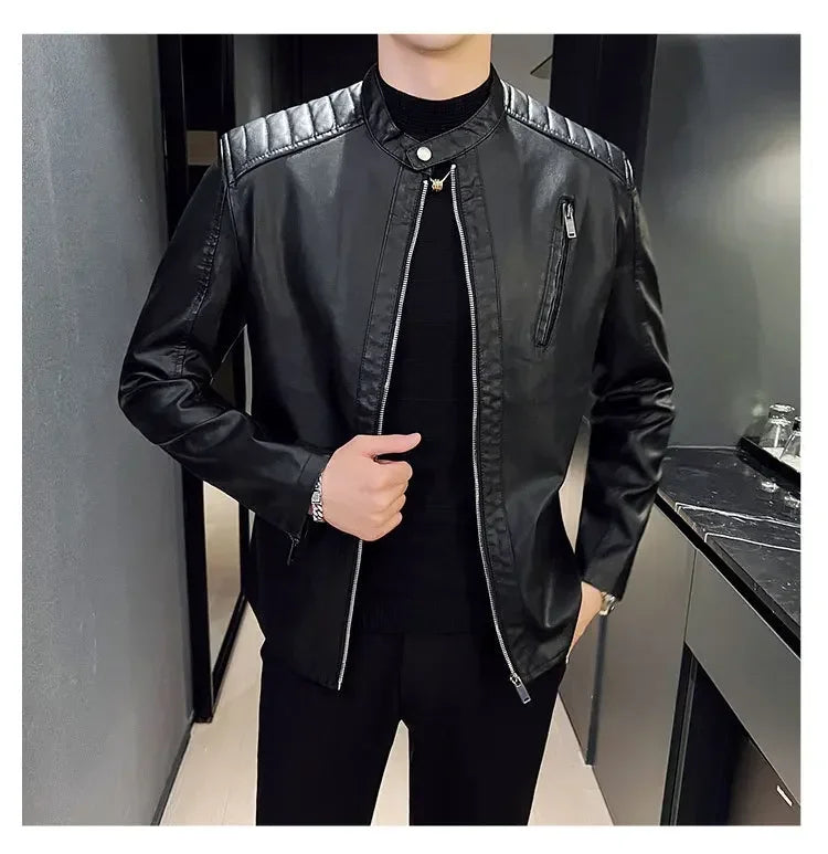Malcolm | Elegant leather jacket