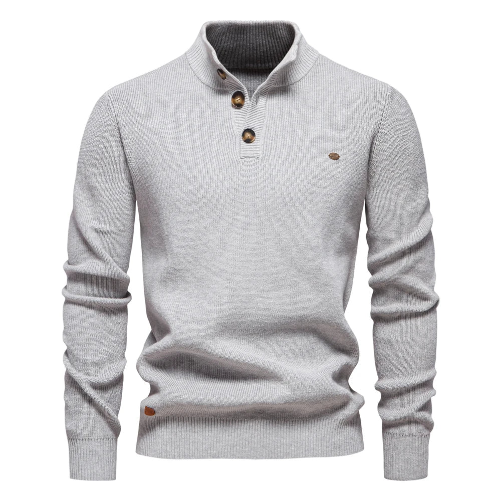 Conrad | Stylish men's sweater with button design