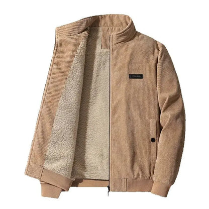 Udo | Corduroy jacket with fleece lining
