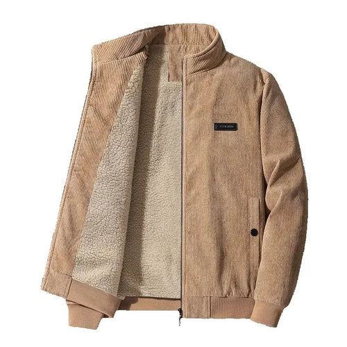 Udo | Corduroy jacket with fleece lining