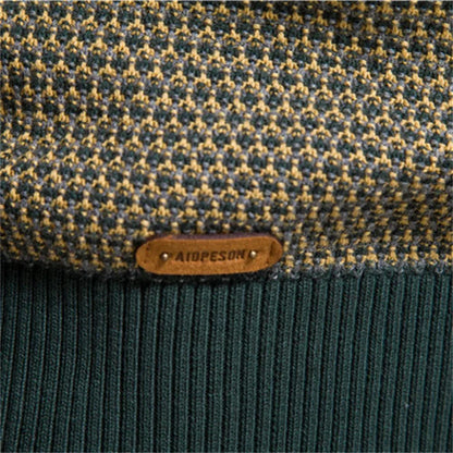 Steven | Men's sweater with diamond pattern