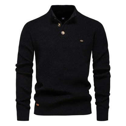 Conrad | Stylish men's sweater with button design