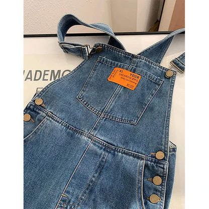 Willow™ | Straight Leg Bib Denim Overalls