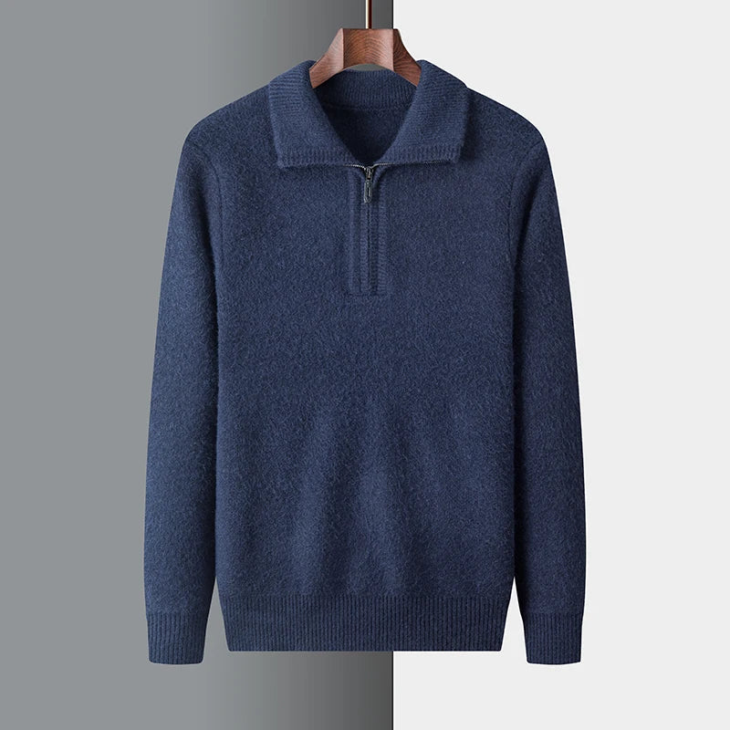 Charlie - cashmere sweater with zipper closure