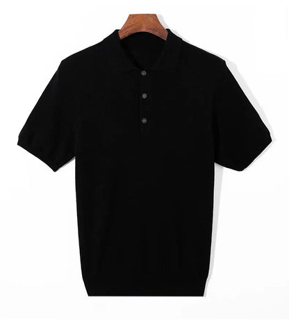 Lorenzi - Silk and Wool Polo Shirt