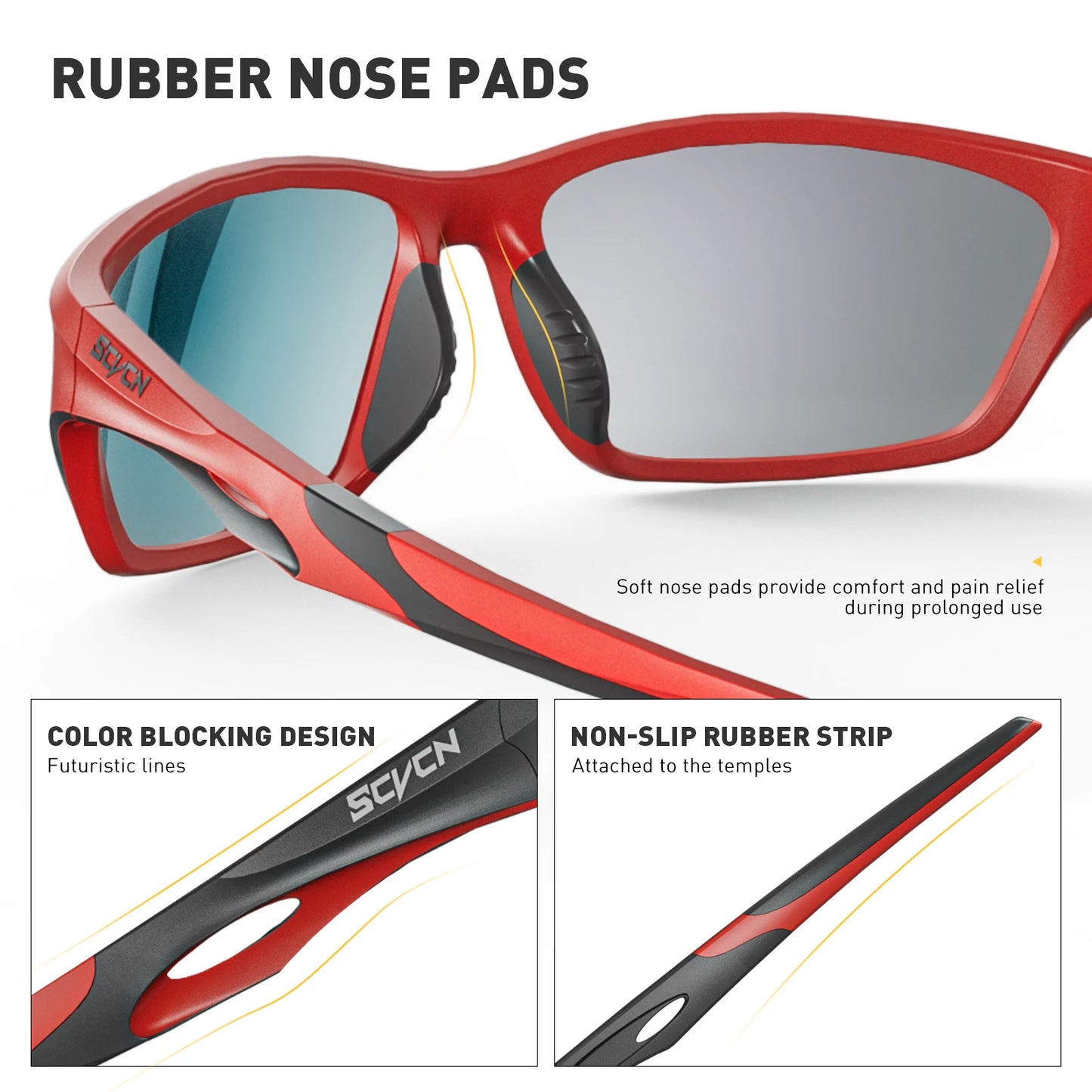 SunPro - Polarized Fishing and Sports Sunglasses for Men and Women