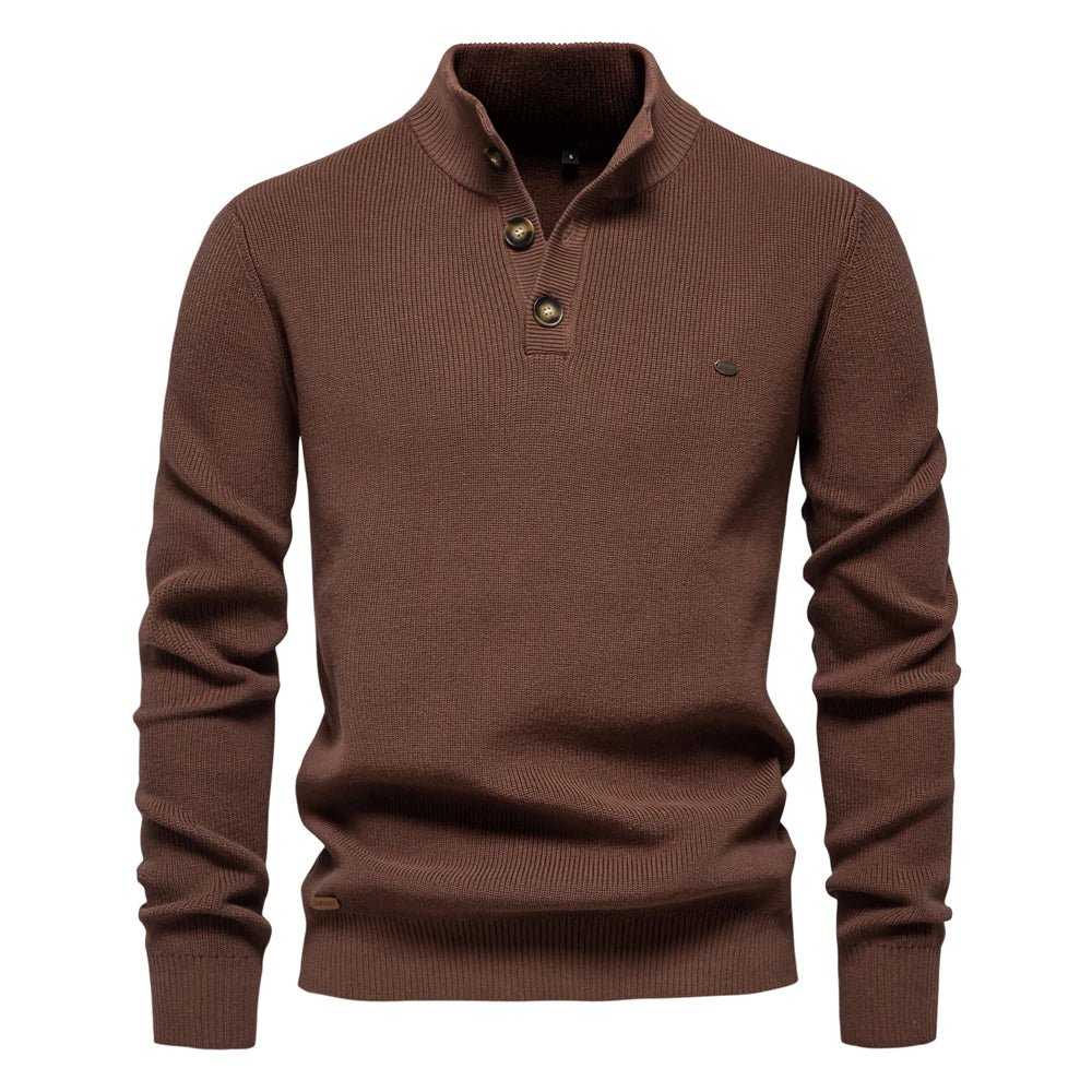 Conrad | Stylish men's sweater with button design