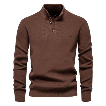 Conrad | Stylish men's sweater with button design
