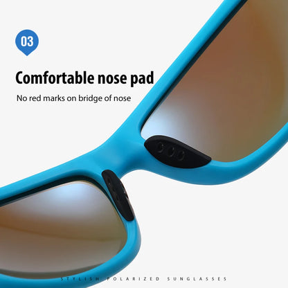 PureSight - Clear lens Anti-Glare Fashion Polarized Sunglasses for Men
