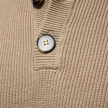 Conrad | Stylish men's sweater with button design