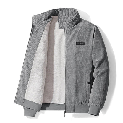 Udo | Corduroy jacket with fleece lining