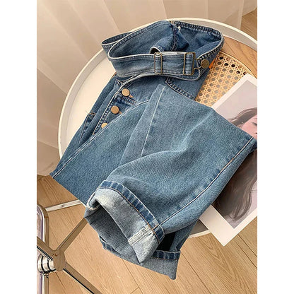 Willow™ | Straight Leg Bib Denim Overalls
