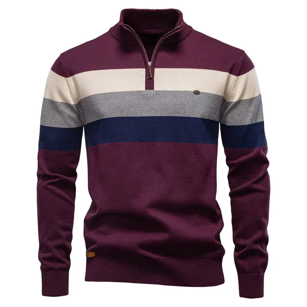 Nicholas | Stylish pullover with stand-up collar
