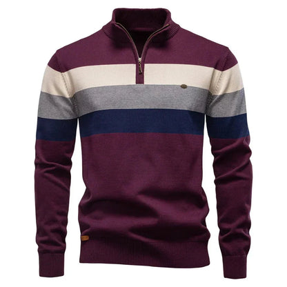 Nicholas | Stylish pullover with stand-up collar