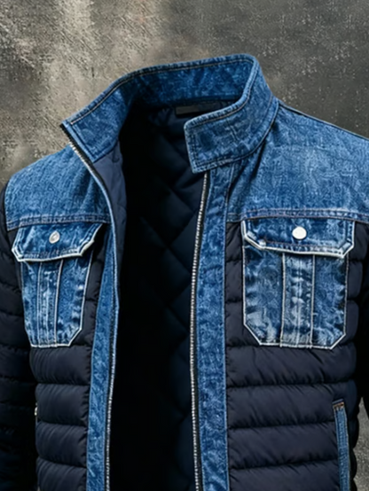 MAX - HYBRID QUILTED DENIM JACKET