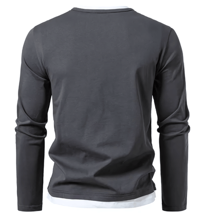 Alvin | Premium long-sleeved shirt made from combed cotton