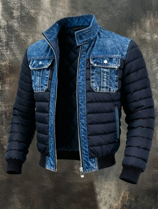 MAX - HYBRID QUILTED DENIM JACKET