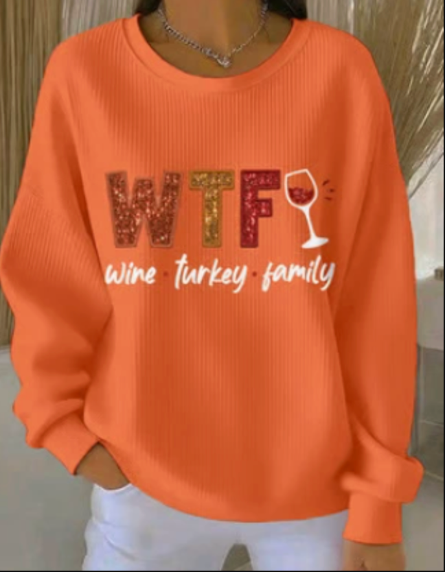 Tinsley | Women's Thanksgiving Spirit Sweatshirt — Cozy Relaxed-Fit Holiday Pullover | Westmere