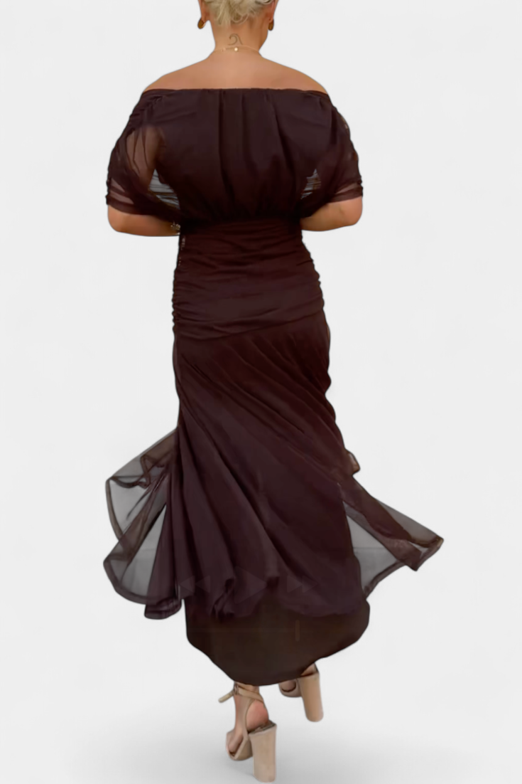 Florendra™ | Long Floral Dress V-Neck