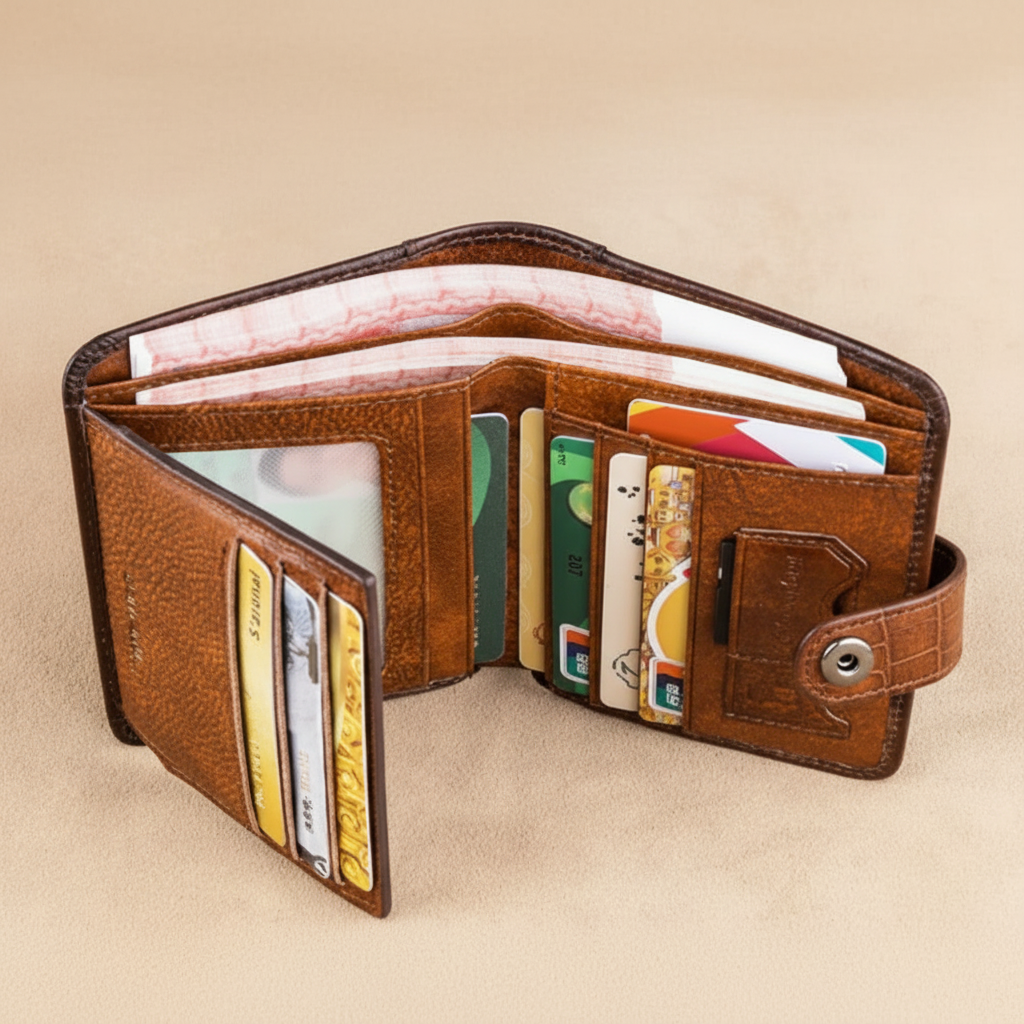 Theo™ | Sleek RFID Blocking Leather Wallet