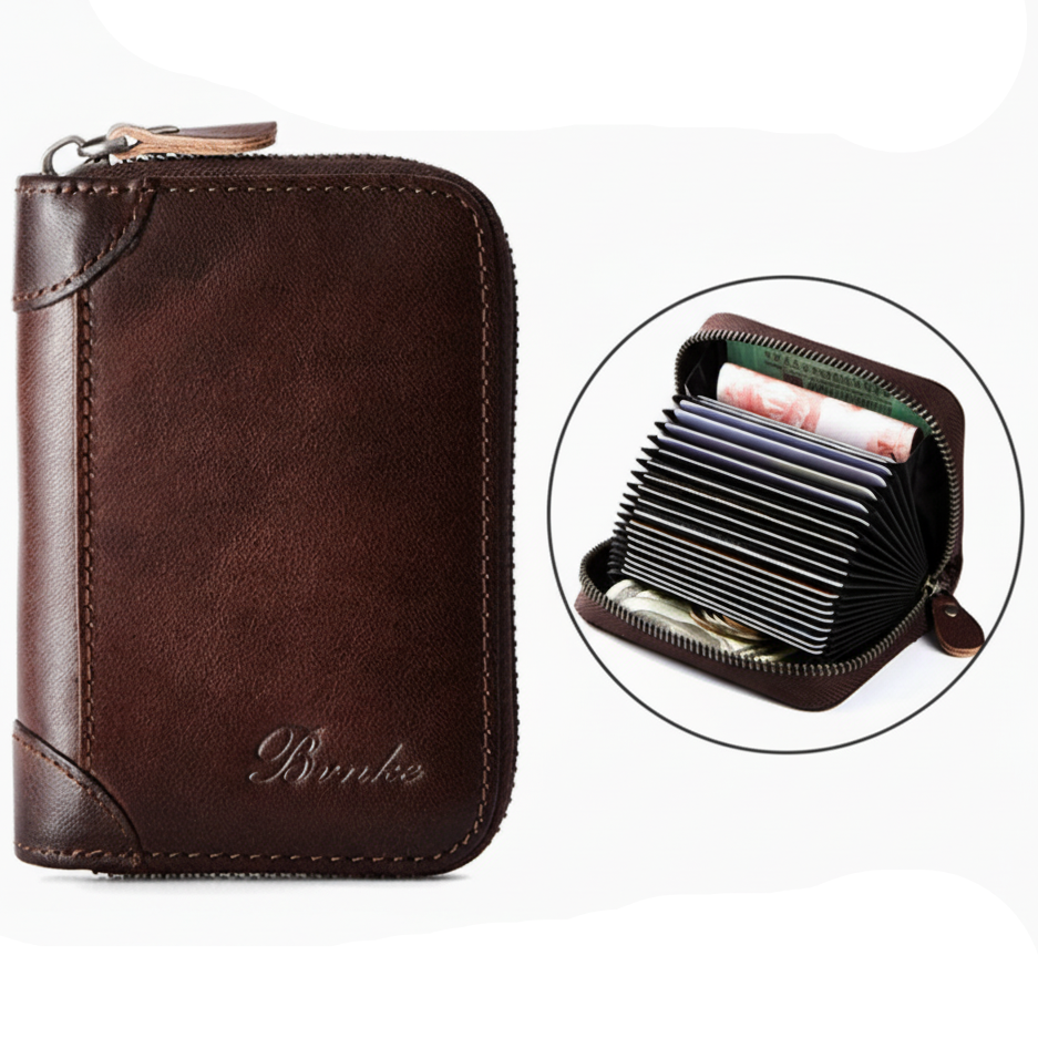 Arthur™ | Retro Genuine Leather Card Holder